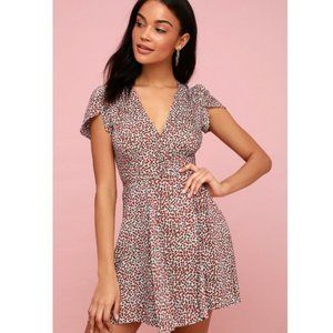 ROLLA'S Dresses Rollas Dancer Wrap Dress Strawberry Print
